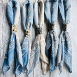 Denim Hues Hand Dyed Bandanas 