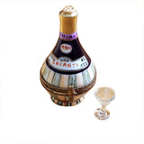 Chianti In Basket With A Removable Wine Glass