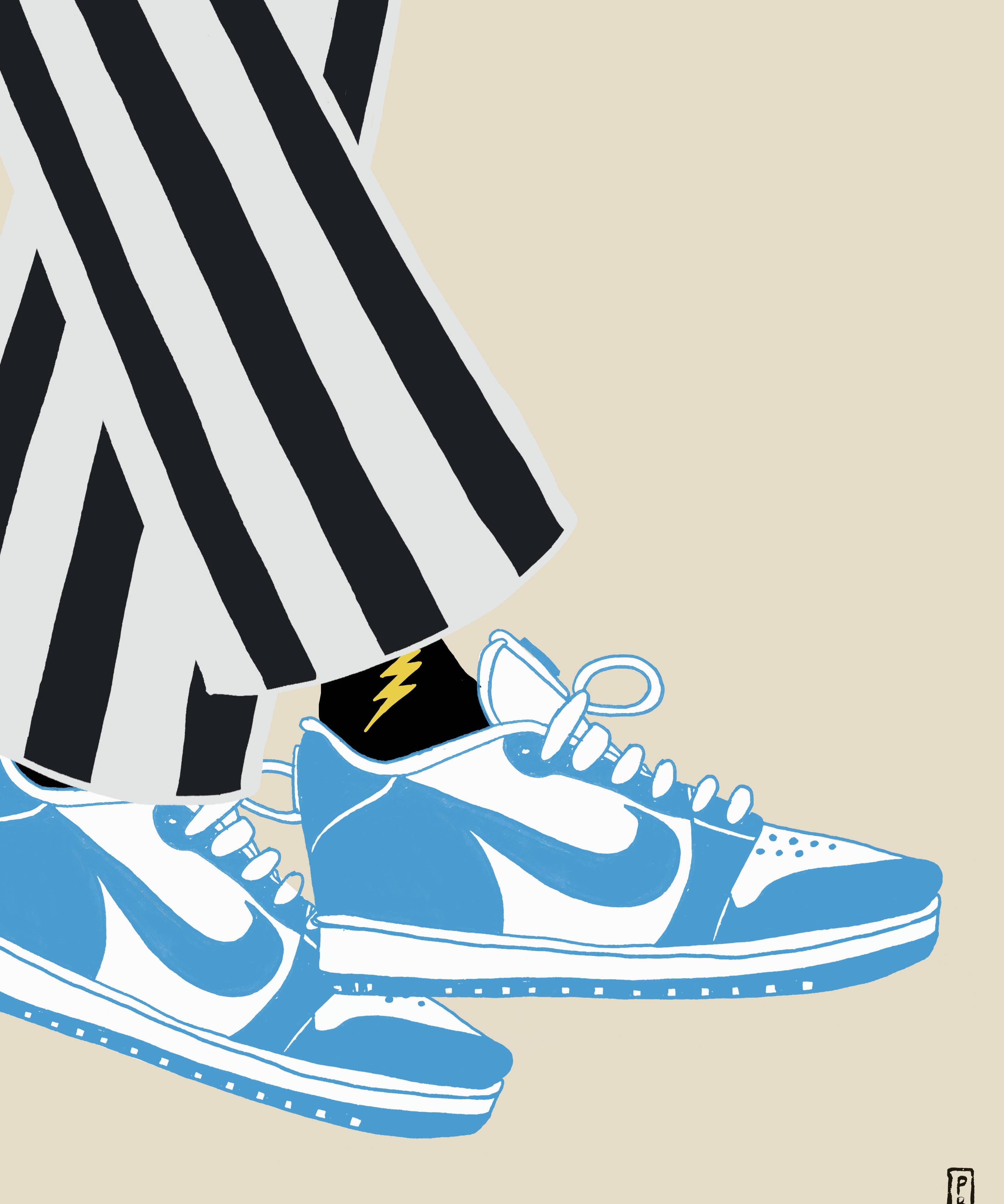"Blue Nike Air", Giclée Fine Art Print