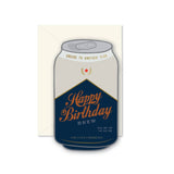 Birthday Brew die-cut folded Greeting Card