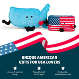 Stuffed States | USA Plush Toys - Chicago City Flag Plushie | Plush Toy | Stuffed States