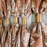 Copper Paisley Wild Rag