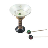 Martini Glass With Olives