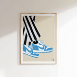 "Blue Nike Air", Giclée Fine Art Print