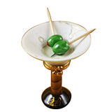 Martini Glass With Olives