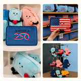 Stuffed States | USA Plush Toys - Chicago City Flag Plushie | Plush Toy | Stuffed States