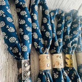 Blue Floral Bandanas